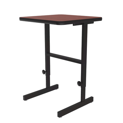 High-Pressure Laminate Top Adjustable Standing  Height Work Station 20x24