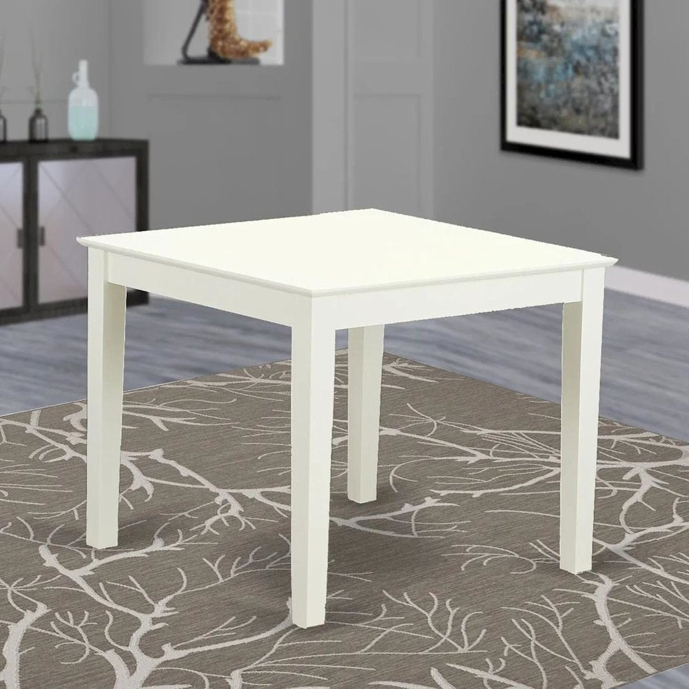 Oxford  Square  Dining  Table  -  Linen  White