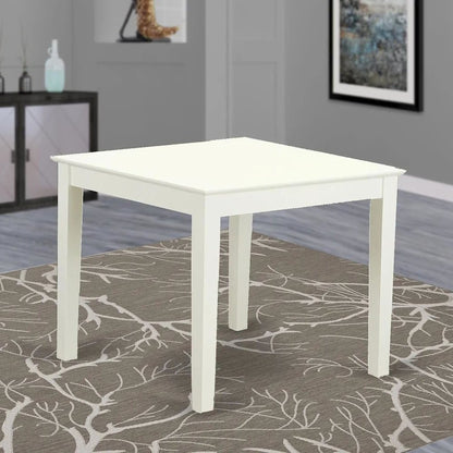 Oxford  Square  Dining  Table  -  Linen  White