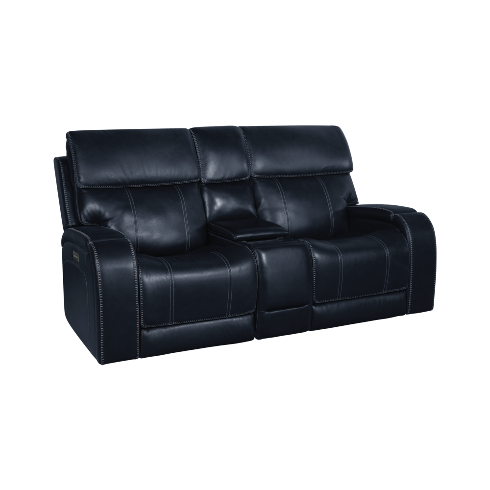 Glenwood Power Recliner w/Power Head Rest & Power Lumbar (Lay Flat)