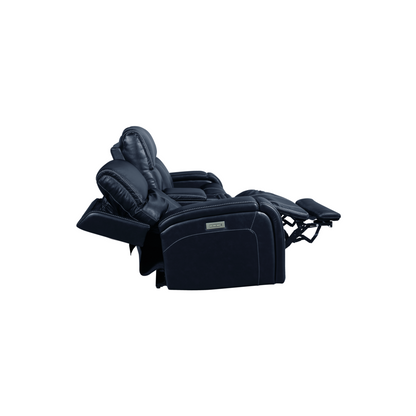Glenwood Power Recliner w/Power Head Rest & Power Lumbar (Lay Flat)