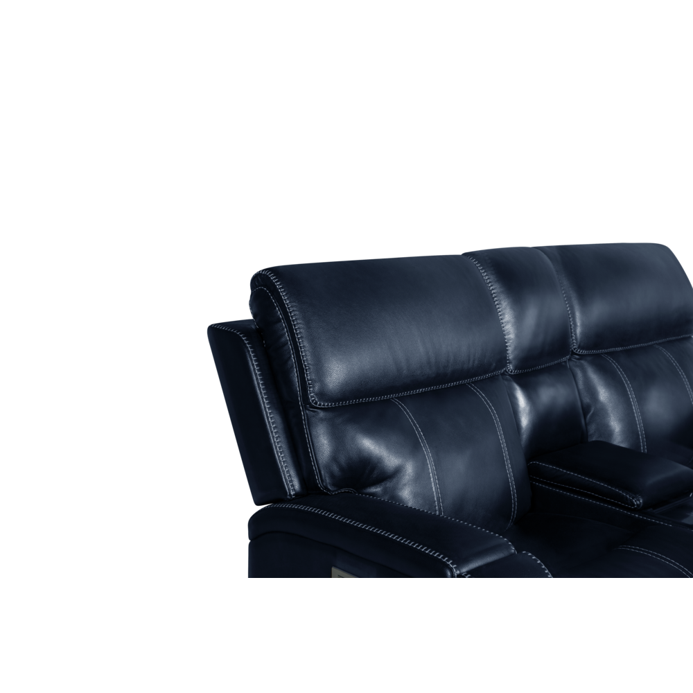 Glenwood Power Recliner w/Power Head Rest & Power Lumbar (Lay Flat)