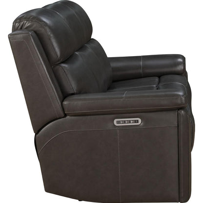 Leon Power Reclining Sofa w/Power Head Rests, Power Lumbar, Heat & Massage