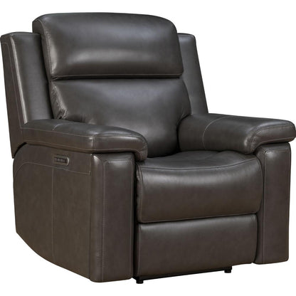 Leon Power Recliner w/Power Head Rest, Power Lumbar, Heat & Massage