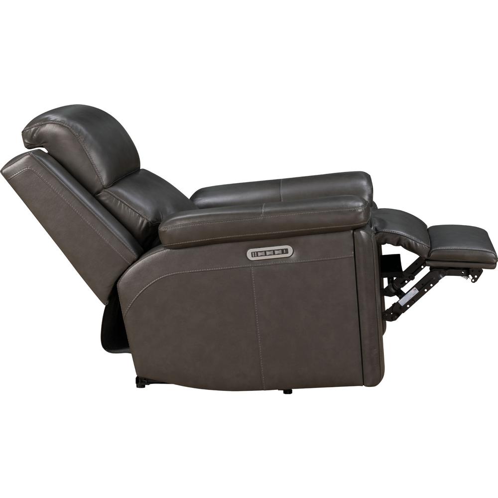 Leon Power Recliner w/Power Head Rest, Power Lumbar, Heat & Massage