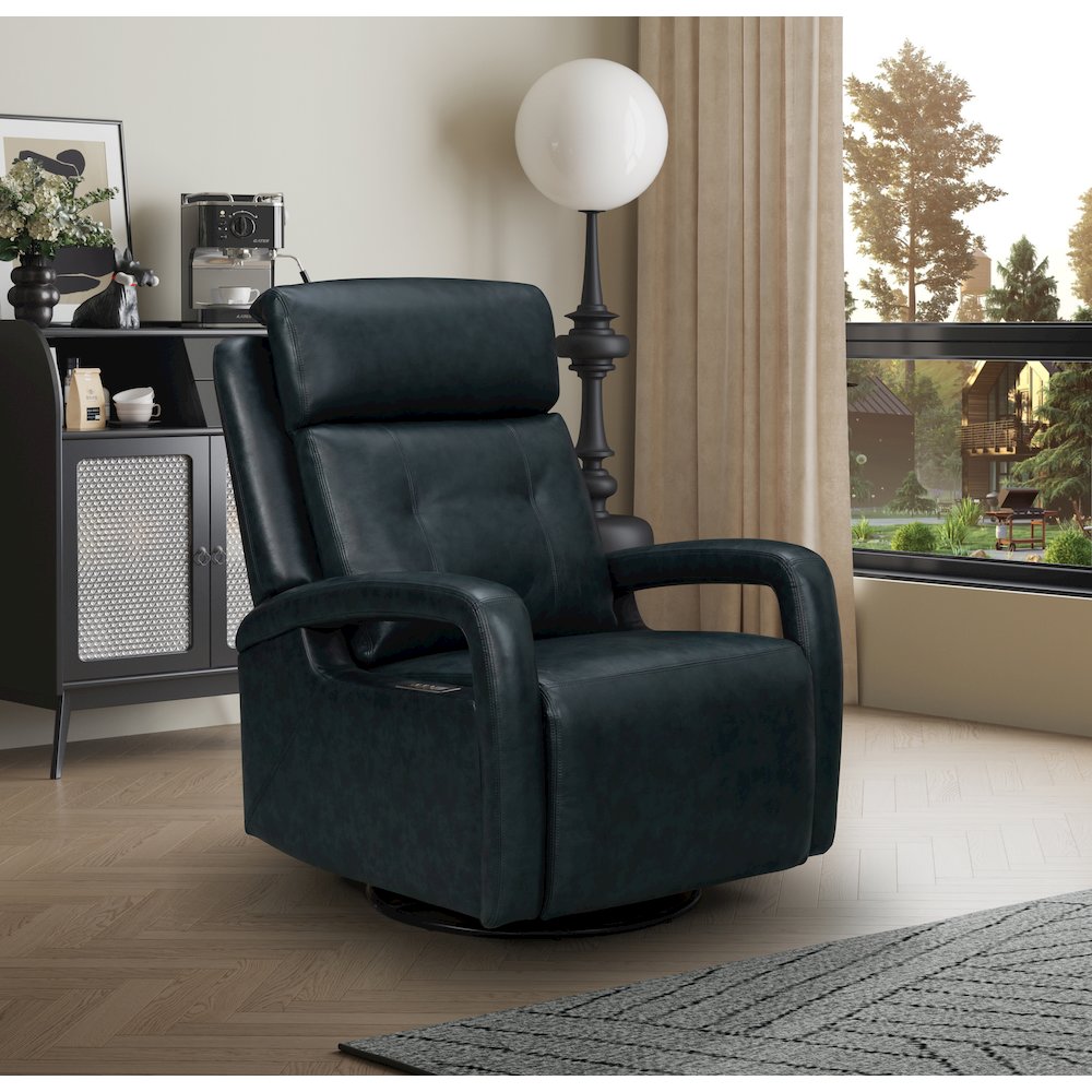 Gilbert Power Swivel Glider Recliner Power Head Rest & Power Lumbar