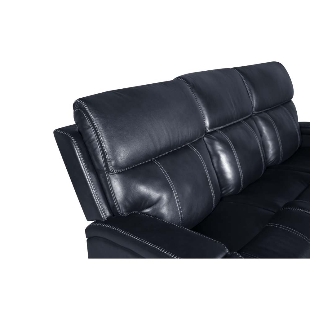 Glenwood Sofa w/Power Recline, Power Head Rests & Power Lumbar (Lay Flat)