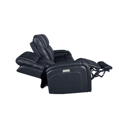Glenwood Sofa w/Power Recline, Power Head Rests & Power Lumbar (Lay Flat)