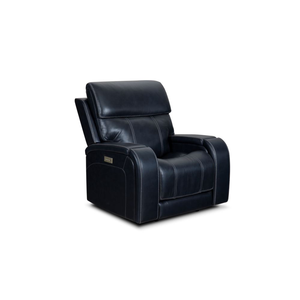 Glenwood Sofa w/Power Recline, Power Head Rests & Power Lumbar (Lay Flat)