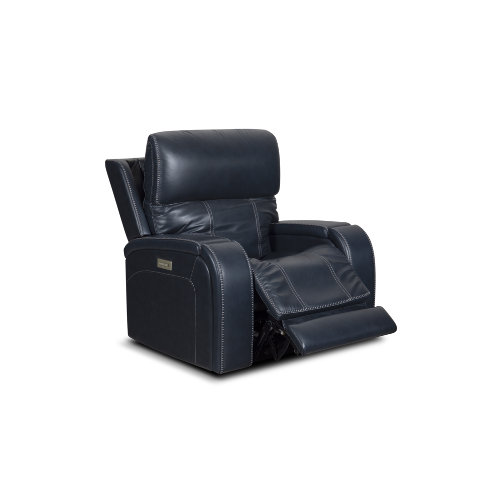 Glenwood Sofa w/Power Recline, Power Head Rests & Power Lumbar (Lay Flat)
