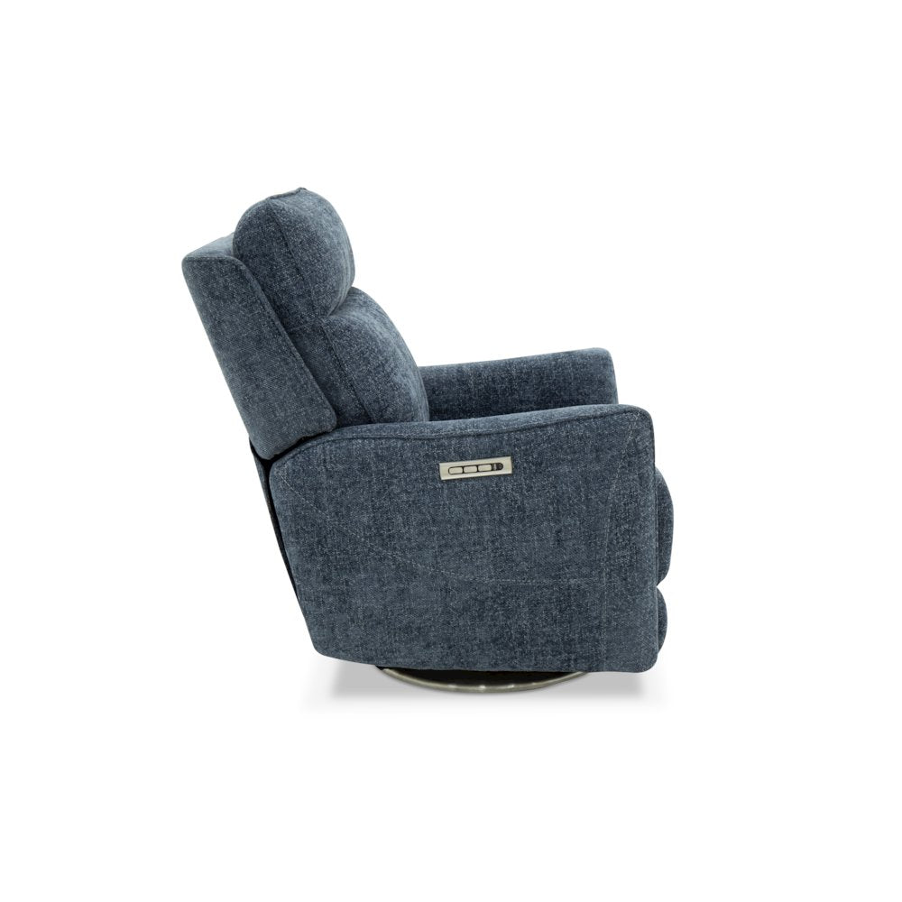 Maben Triple Power Swivel Recliner Power Recline, Power Head Rest & Power Lumbar