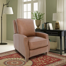 Melrose Push Thru The Arms Recliner