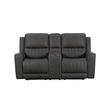 Loveseat w/Power Head Rests, Power Lumbar & Console w/Storage & 2 Cup Holders