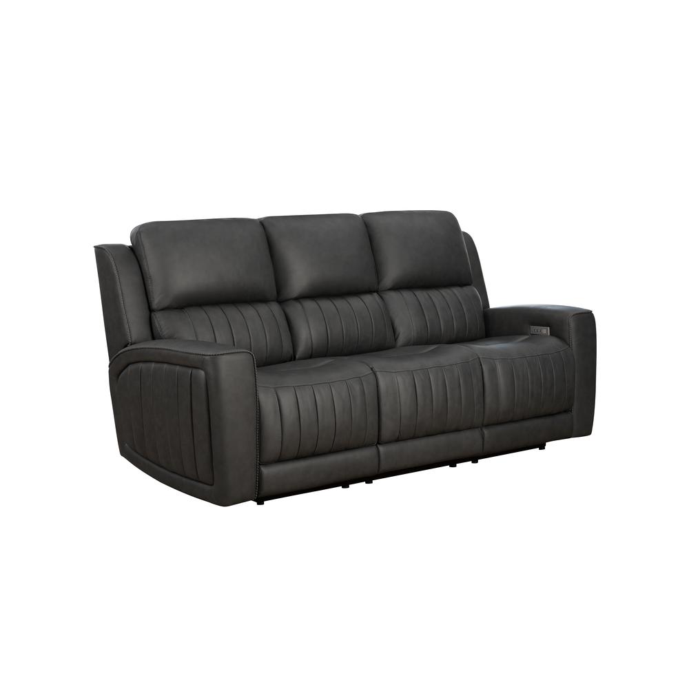 Sofa w/Power Head Rests, Power Lumbar & Drop Down Table w/2 Cup Holders