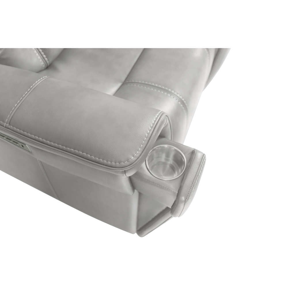 Loveseat w/Power Recline, Power Head Rests, Power Lumbar & Wireless Charger