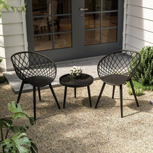 Jamesdar Kurv Chat Table, Black