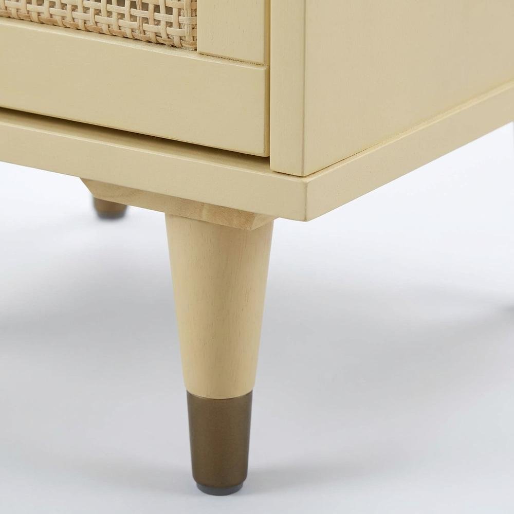 Buttermilk Nightstand with Classic Design and Solid Construction