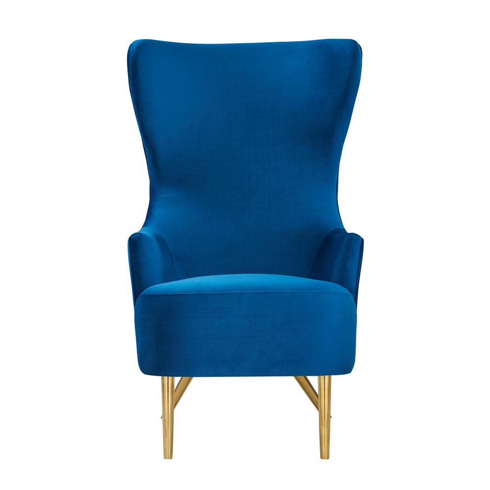 Julia Navy Wingback Chair