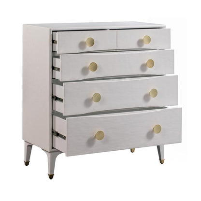 Divine White Chest Dovetail Drawers, White