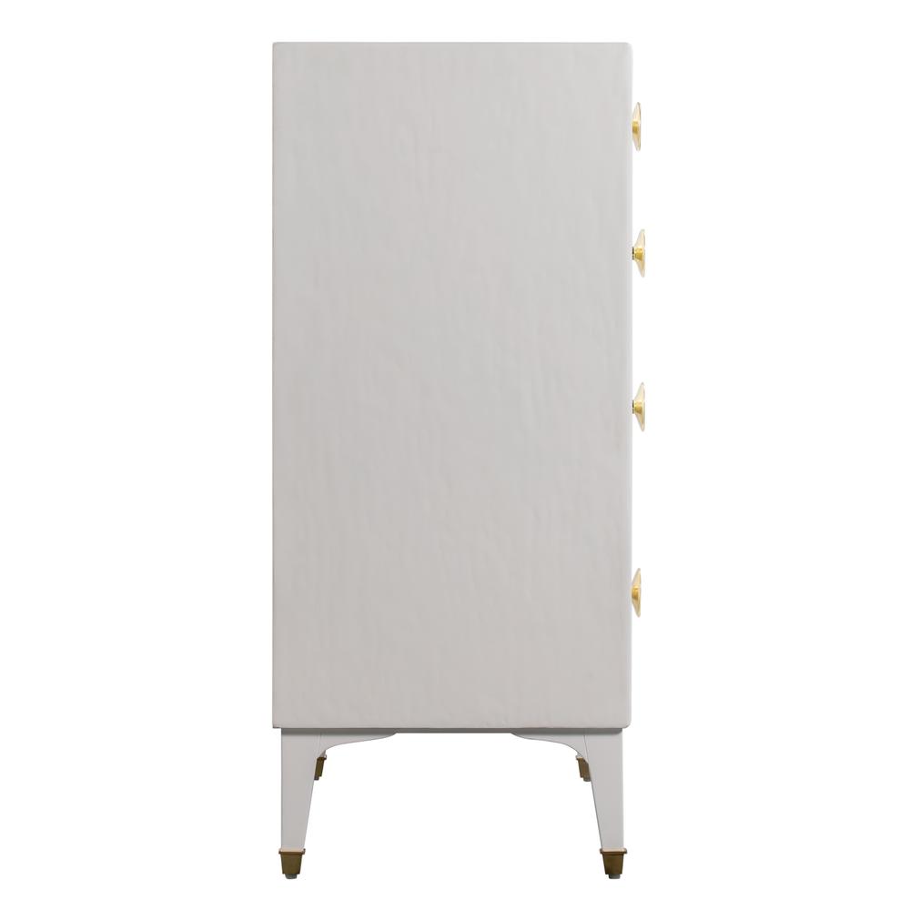 Divine White Chest Dovetail Drawers, White