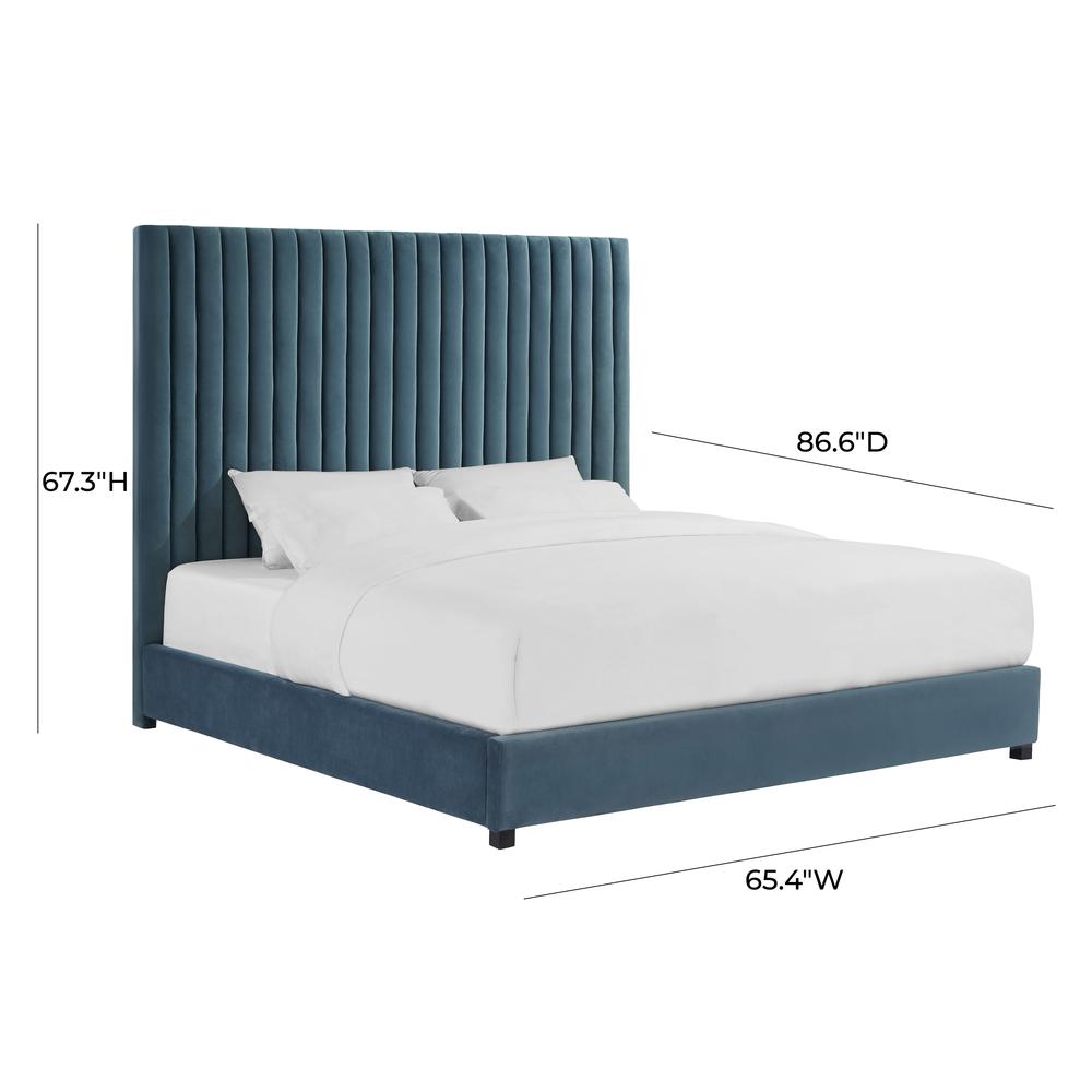 Arabelle Sea Blue Bed in Queen