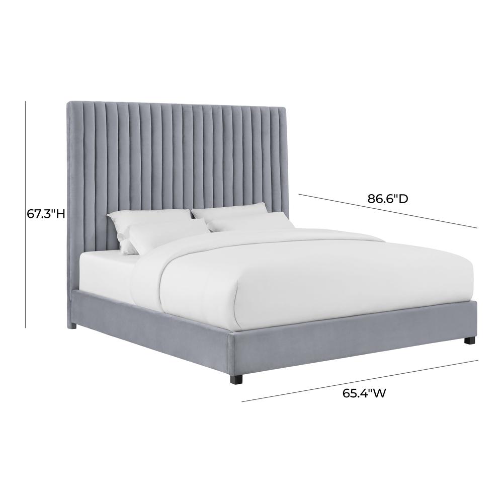 Arabelle Grey Bed in Queen