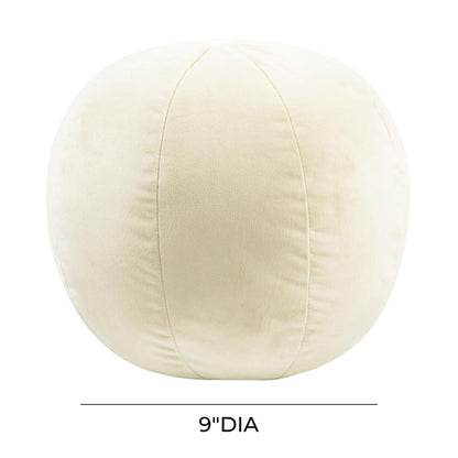 Boba 9" Cream Velvet Pillow