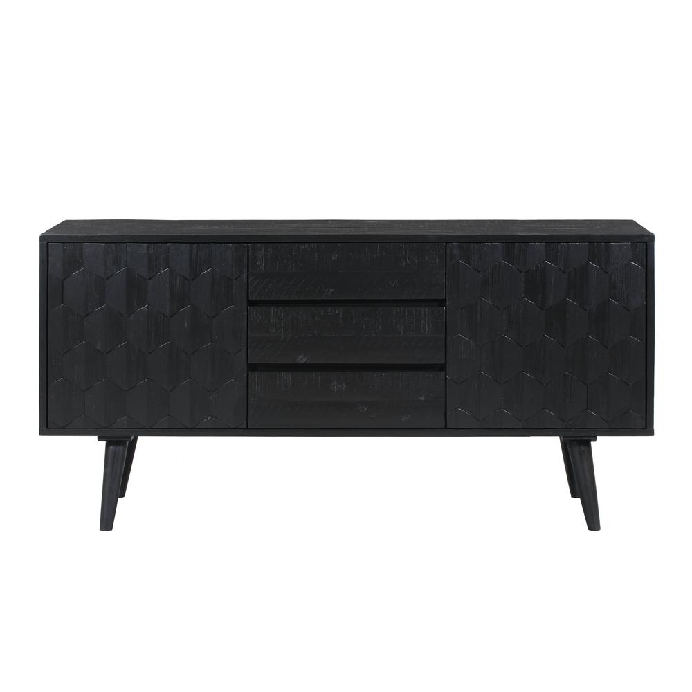 Geometric Black Buffet, Belen Kox