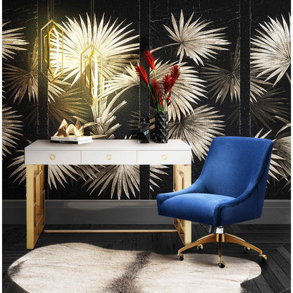 Beatrix Navy Office Swivel Chair
