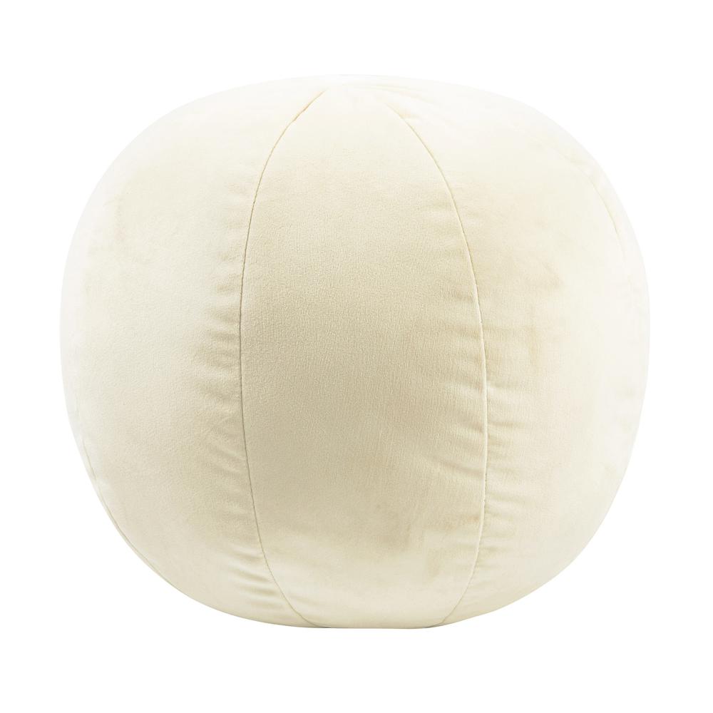 Boba 9" Cream Velvet Pillow