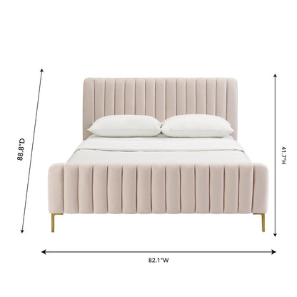 Angela Blush Bed in Queen