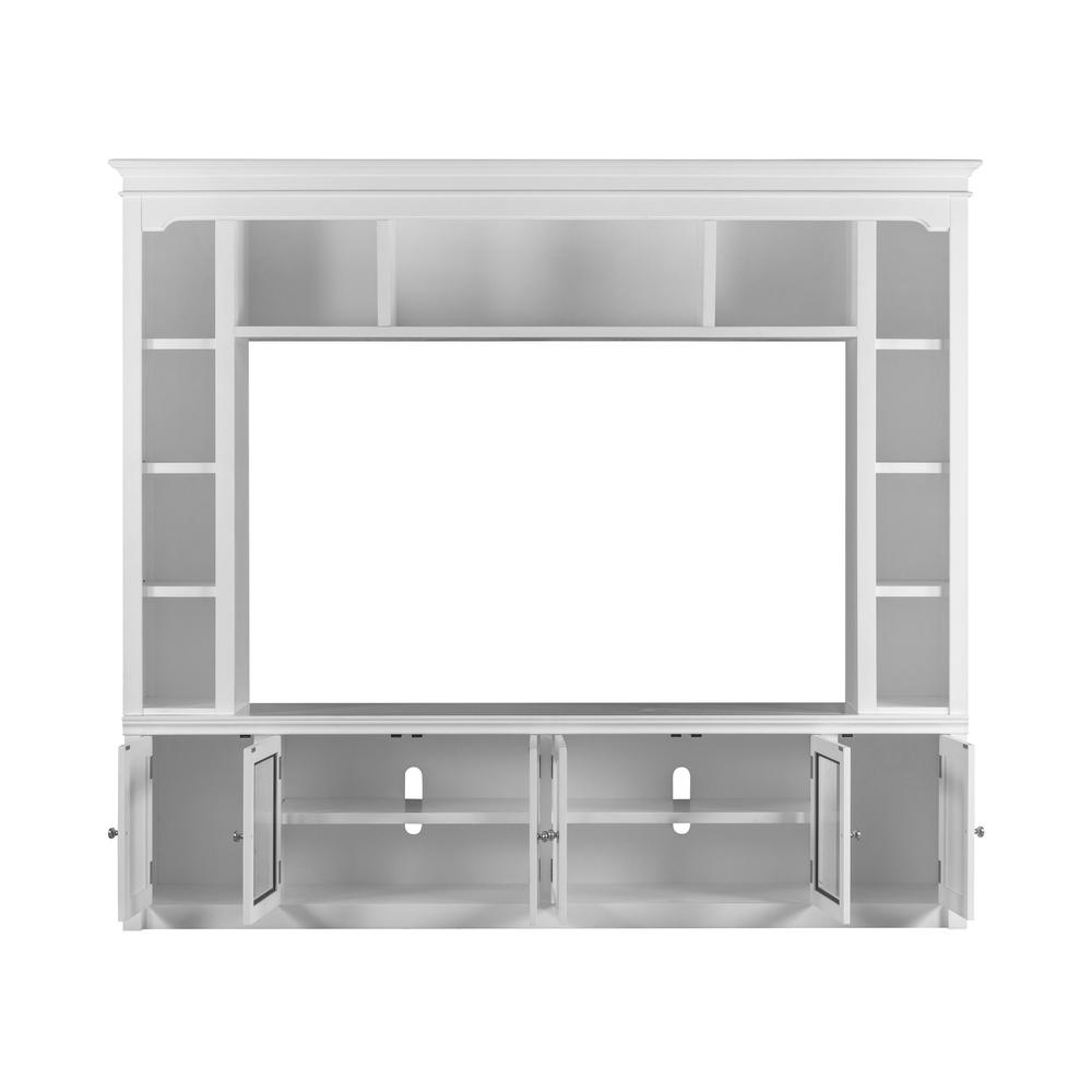 Virginia White Entertainment Center for TVs up to 75"