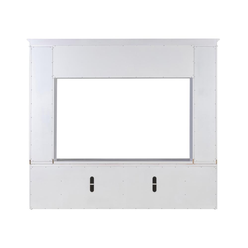 Virginia White Entertainment Center for TVs up to 75"