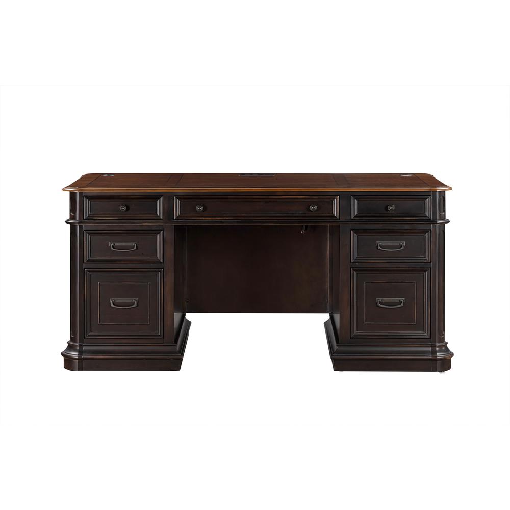 Roanoke Black Executive Desk