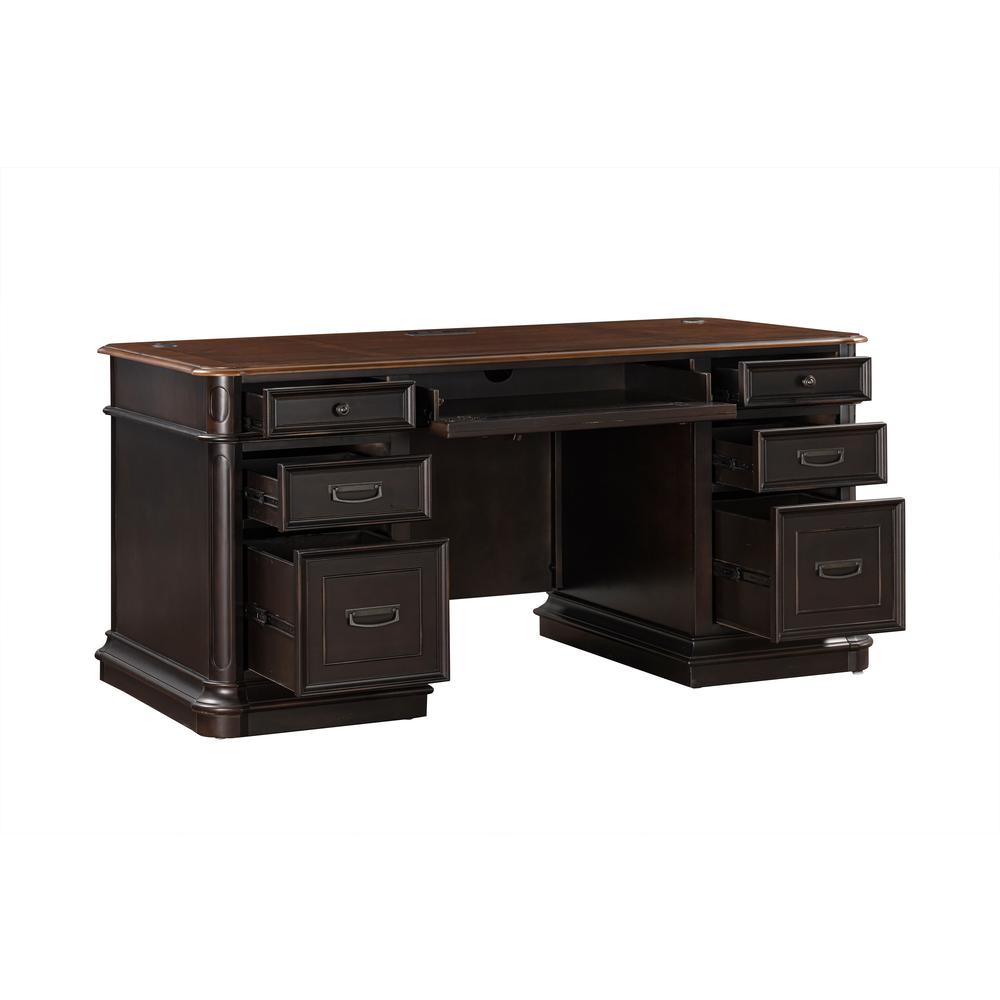 Roanoke Black Executive Desk