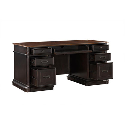 Roanoke Black Executive Desk
