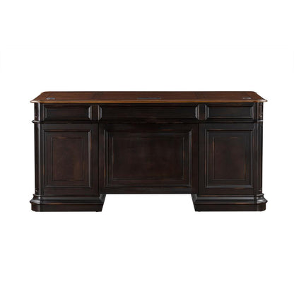 Roanoke Black Executive Desk