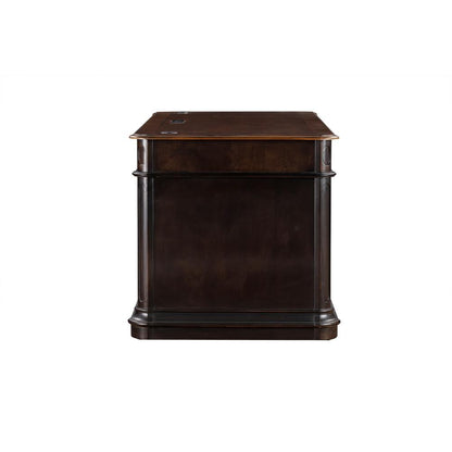Roanoke Black Executive Desk