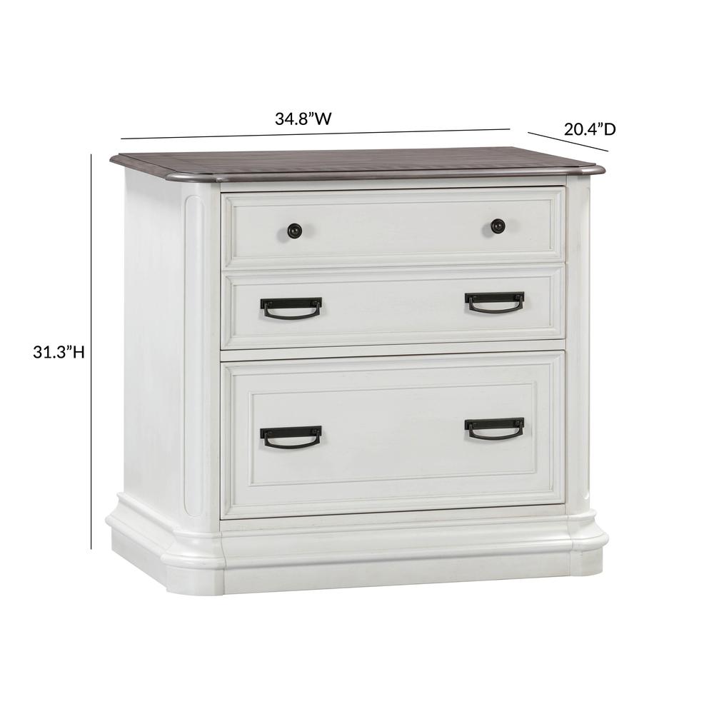 Roanoke White File Cabinet