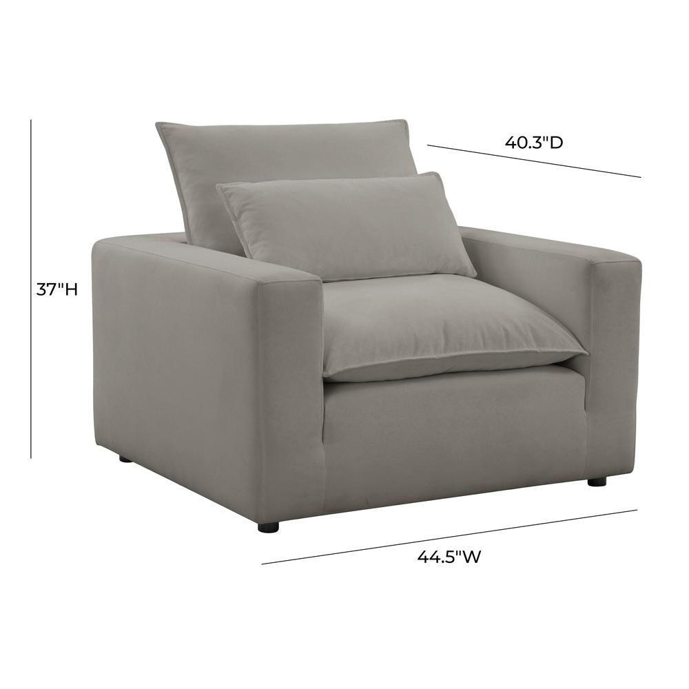 Cali Slate Arm Chair