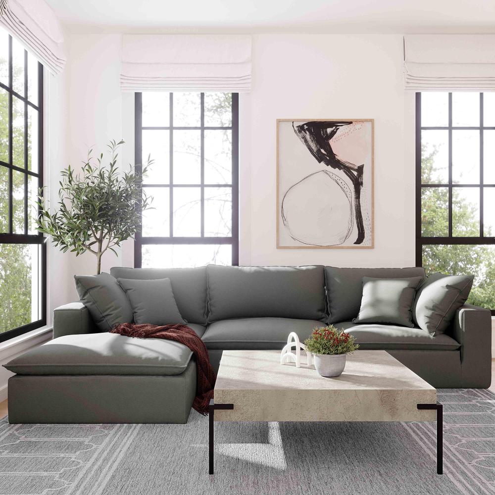 Cali Slate Corner Chair