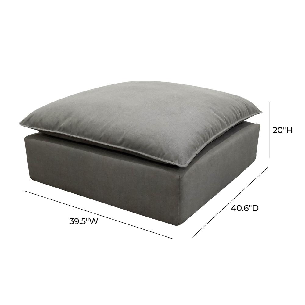 Cali Slate Ottoman