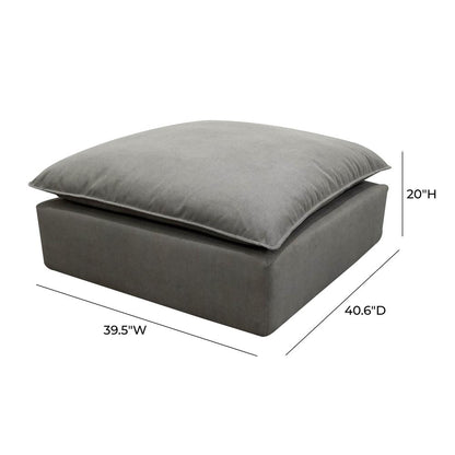 Cali Slate Ottoman