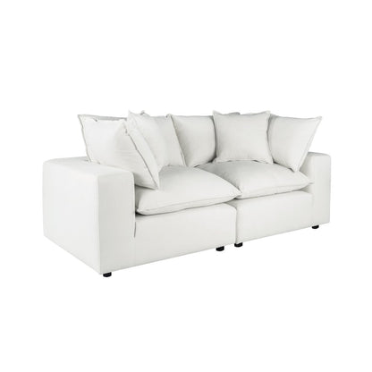 Cali Pearl Performance Fabric Modular Loveseat