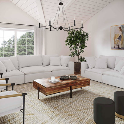 Cali Pearl Performance Fabric Modular Loveseat