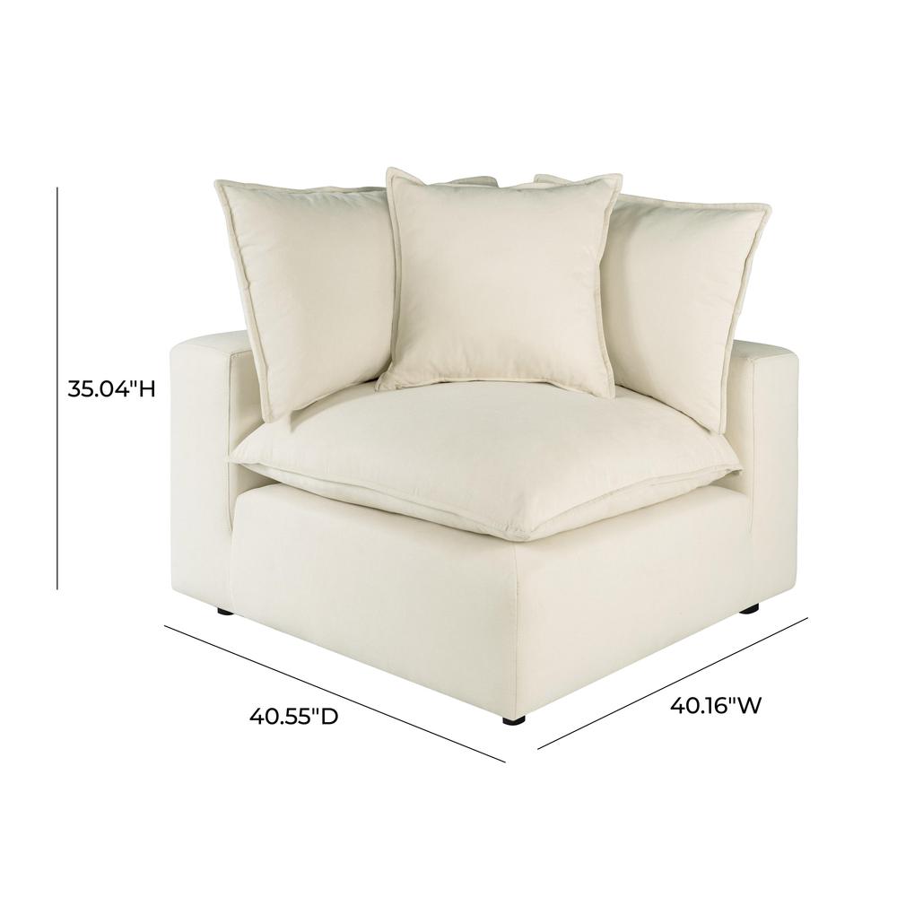 Cali Natural Corner Chair