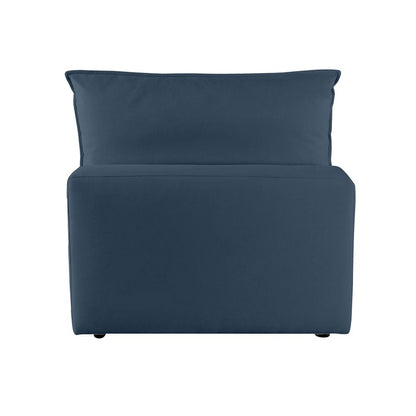 Cali Navy Armless Chair