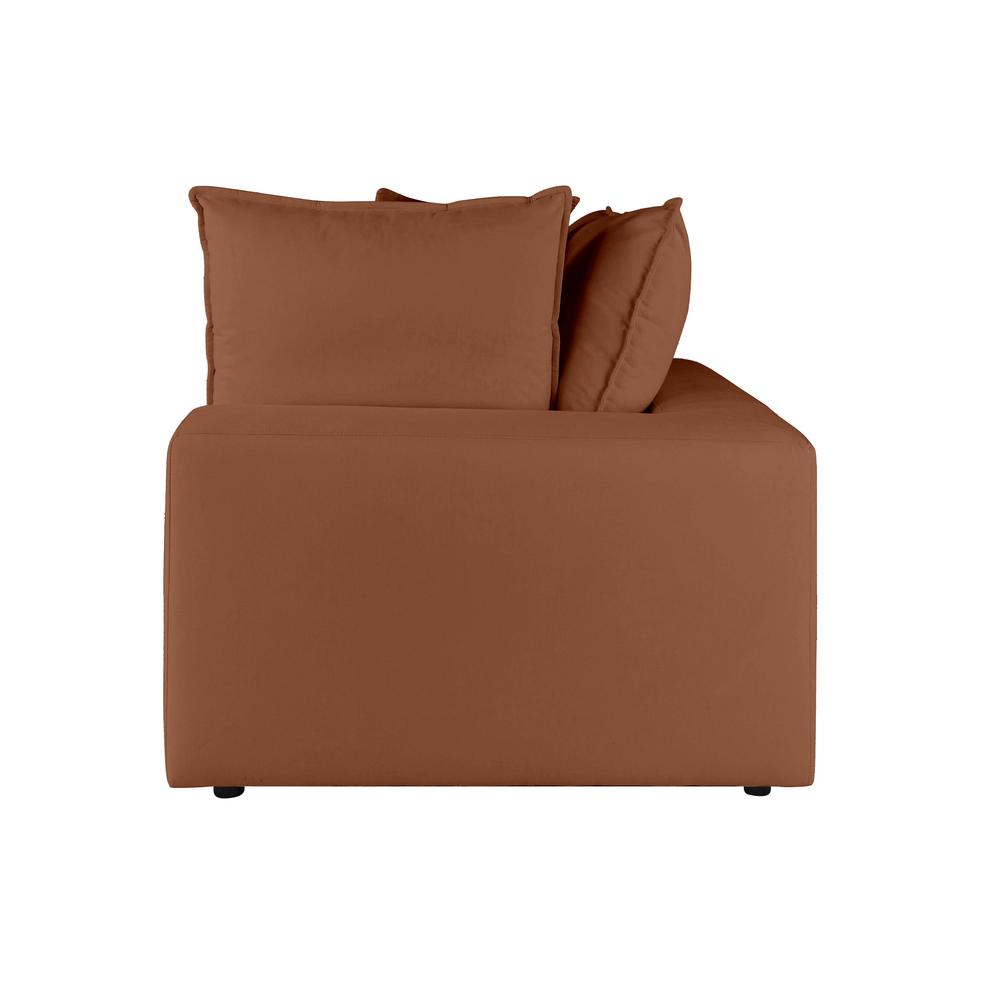 Cali Rust Corner Chair