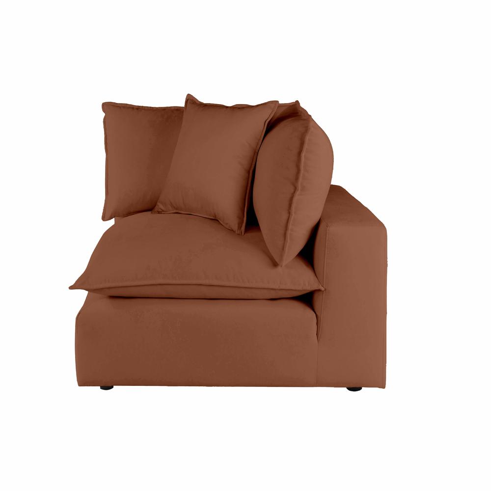 Cali Rust Corner Chair