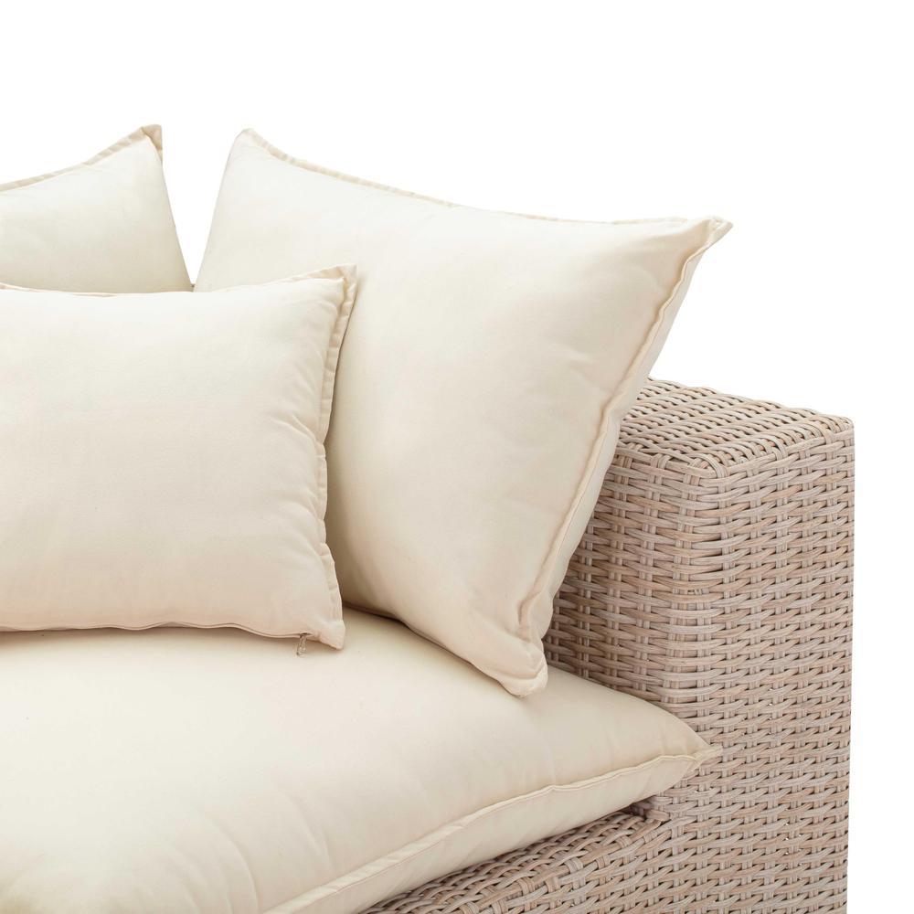 Cali Natural Wicker Outdoor Modular Sofa